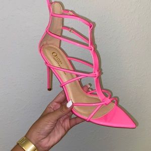 New Neon Pink Heels